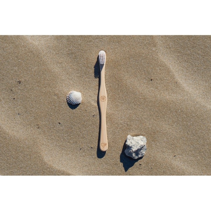 Brosse à dents en bois de hêtre Suisse, "Palmier" Soft - 1pce - Liebwerk