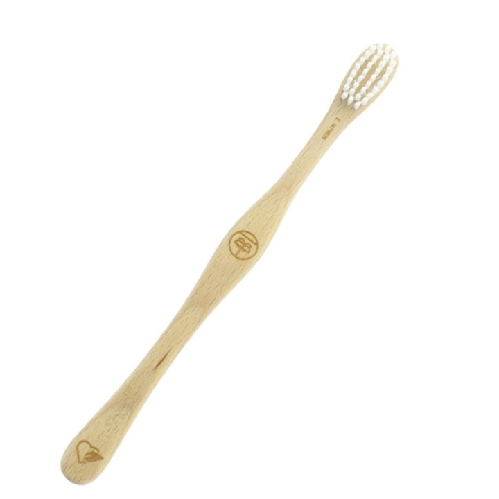 Brosse à dents en bois de hêtre Suisse, "Palmier" Soft - 1pce - Liebwerk