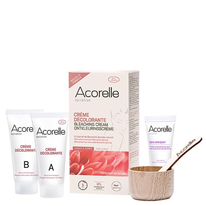 Bleichcreme - 2x 30ml + eine beruhigende Behandlung, kostenlos - Acorelle