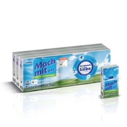 Taschentücher aus 100% recyceltem Papier - 15 Packungen zu je 10 Stück - WEPA