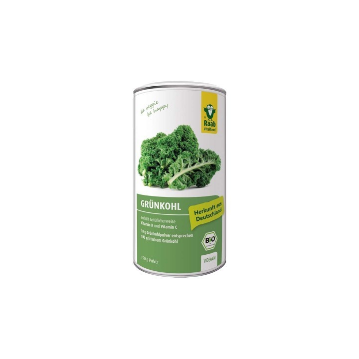 Cavolo biologico in polvere - 190g - Raab Vitalfood
