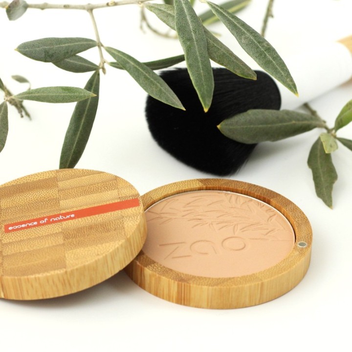 Poudre Compacte Visage - N°301, Ivoire - Zao Make-up