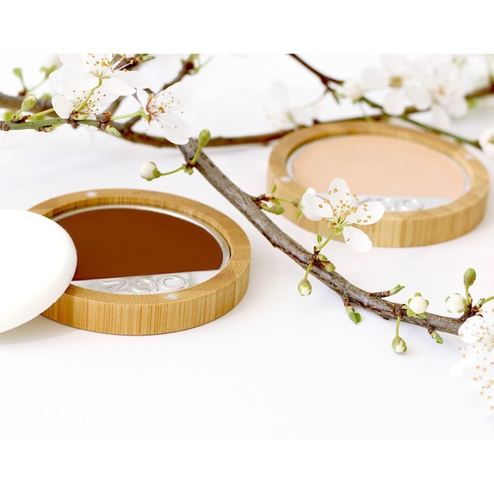 Kompakt-Makeup Grundierung  (Nachfüller) - N°735, Schokolade - 7,5g - Zao Make-Up