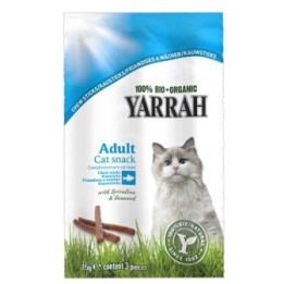 Bâtons à mâcher BIO pour chat - 3 Sticks de 5 g (15g) - Yarrah Bio