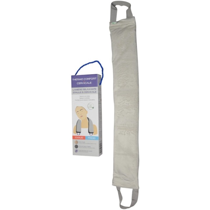 Cordino rilassante  (calda o fredda) con perline di argilla e carbone vegetale - Thermo Comfort