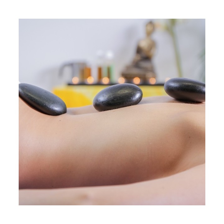 Set de 5 pierre chaude de massage - Thermo Comfort