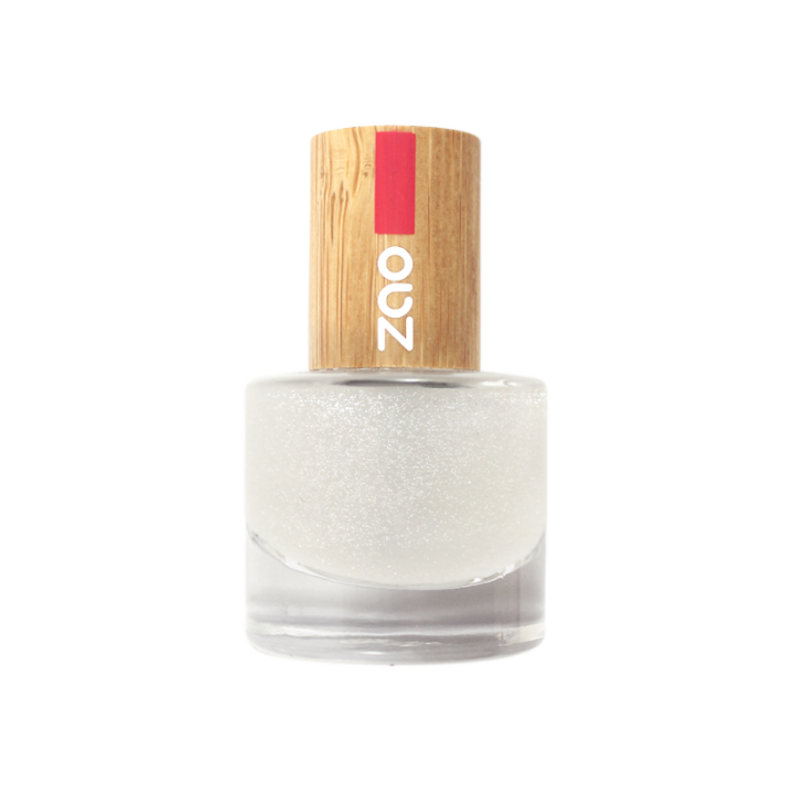 Nagellack - N° 665, Pailletten-Decklack - 8ml - Zao