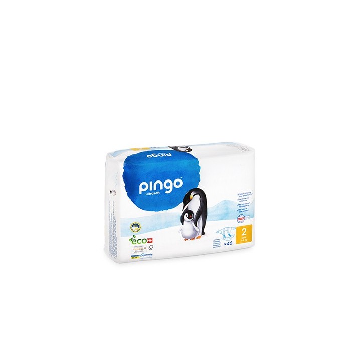 Schweizer Eco-Windeln - Mini (3-6kg), 2x 42Stk - Pingo