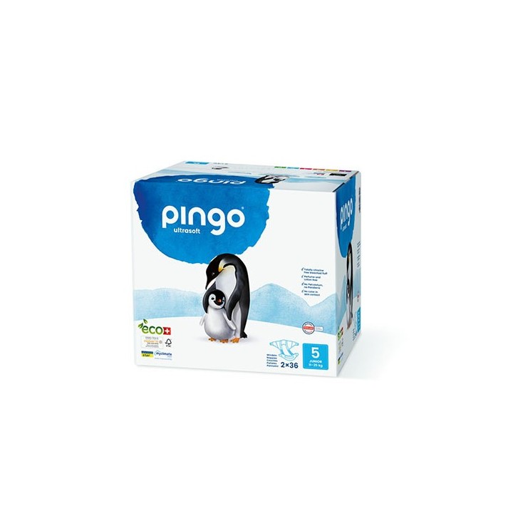 Schweizer Eco-Windeln - Junior (12-25kg), 2x 36 Stk - Pingo