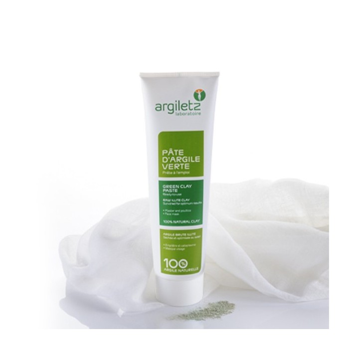 Argile Verte - Prête à l'emploi - Tube - Argiletz - 400g