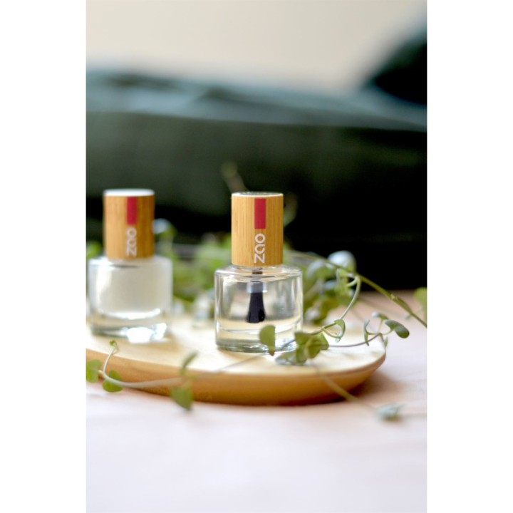 Vernis à ongles - N° 636, Duo Base & Top coat "Classique" - 8ml - Zao
