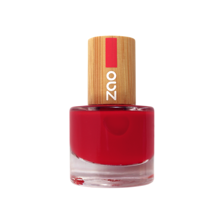 Vernis à ongles - N° 650, Rouge Carmin - 8ml - Zao