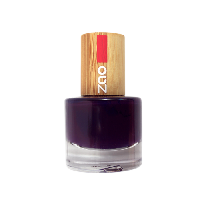 Nagellack, französische Maniküre - Pflaume Dunkellila - 8 ml - Zao Make-Up