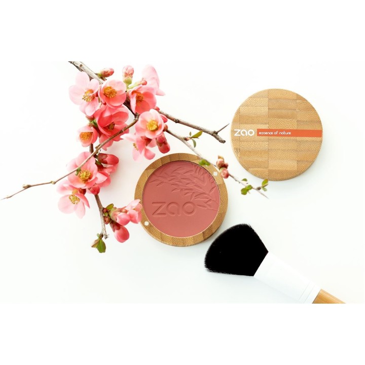Nachfüller Puderrouge kompakt, Bio & Vegan - N° 323, Violine - Zao