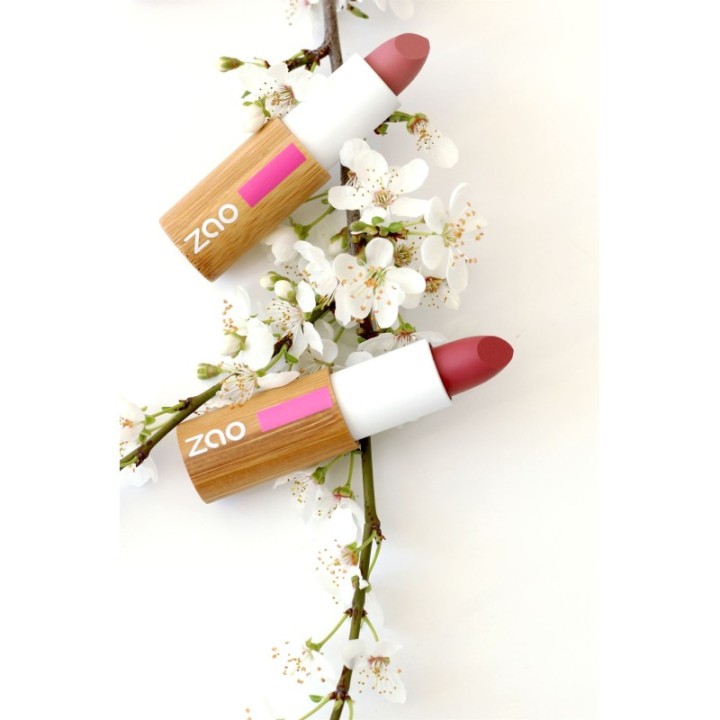 Recharge Rouge à Lèvres Mat BIO - N°461, Rose Bonbon - Zao