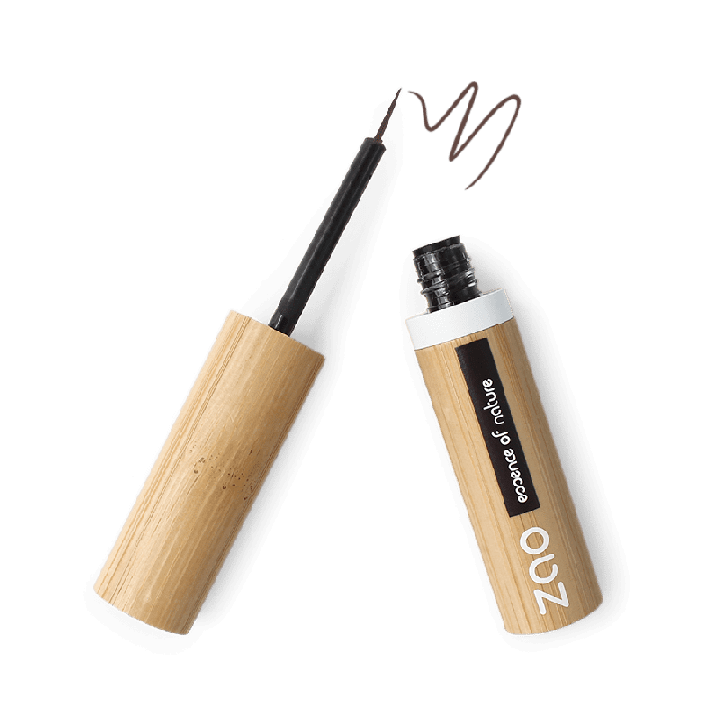 Eyeliner BIO Pinceau - N° 071, Brun foncé - Zao