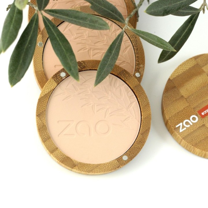 Recharge Fard à Joues, poudre compact, Bio & Vegan - N°322, Brun rose - Zao
