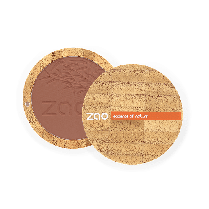 Fard polvere compatta, Bio & Vegan - N° 321, Bruno arancione - Zao