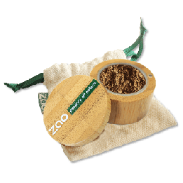 Perlmutt Lidschatten-Puder "Mineral Touch", Bio & Vegan - N° 532, Vergoldete Bronze - Zao