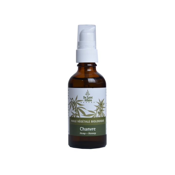 Huile végétale de Chanvre BIO - 50ml - De Saint Hilaire