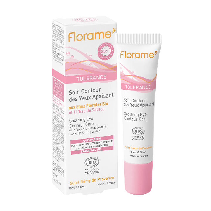 Bio-Augenkonturpflege, beruhigend - Verträglichkeit - 15ml - Florame