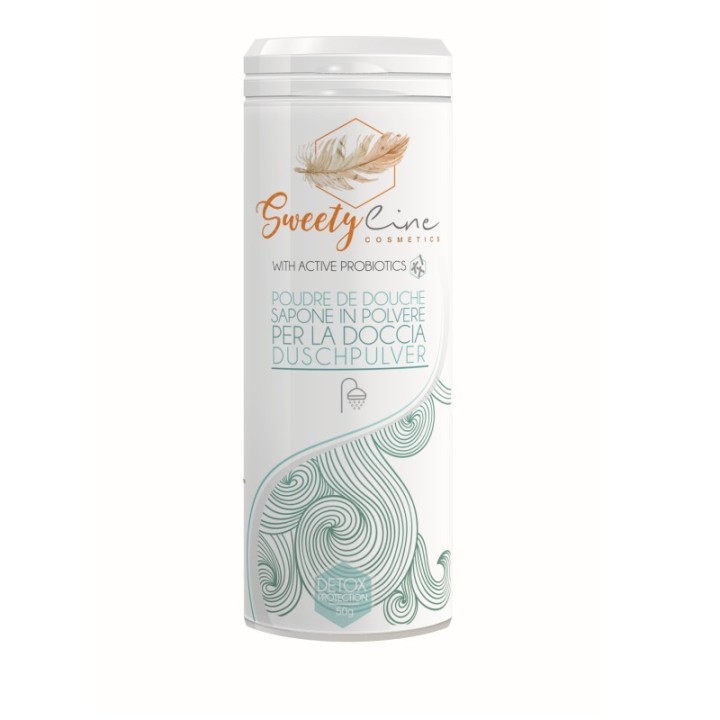 Poudre de douche, enrichie en probiotiques, 100% naturelle - 50g - Sweety Cosmetics
