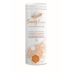 Poudre de shampoing tonique, enrichie en probiotiques, 100% naturelle - 50g - Sweety Cosmetics