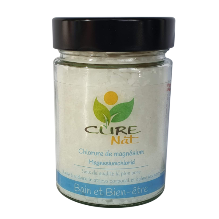 Cloruro di magnesio Fiocco - 250g (vetro) o 450g (ricarica) - Curenat