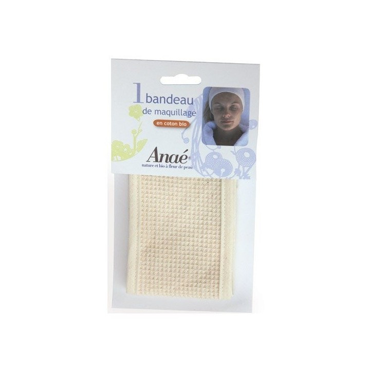 Fascia per il trucco, cotone biologico - 1pce - Anaé
