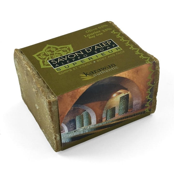 Savon d'Alep "Supérieure" (35% huile de laurier / 65% huile d'olive) - 200g - Karawan