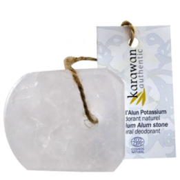 Pierre d'alun taillée et polie - 70g -  Karawan