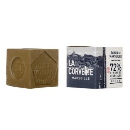 Véritable Savon de Marseille BIO à l'olive, 72% - 300g - La Corvette (Marseille)