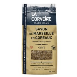 Sapone biologico di Marsiglia - Oliva, in trucioli - 750g - La Corvette (Marsiglia)