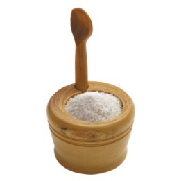 Main à sel (pot à sel en buis français) avec cuillère - Ah! Table