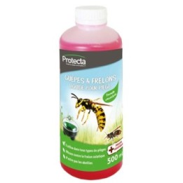 Appât concentré pour piège à guêpes et frelons écologique - 500ml - Protecta