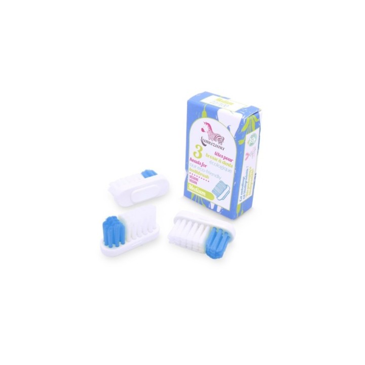 Recharge 3 têtes de brosse à dents Medium 