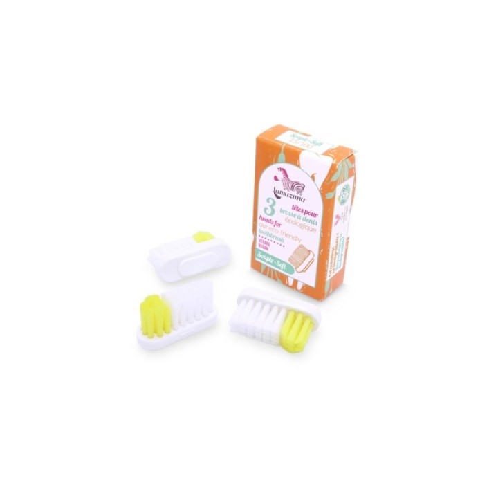 Recharge 3 têtes de brosse à dents Souple 