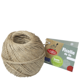 Corda di lino francese di 2,5 mm - 32 m - La Droguerie Écologique