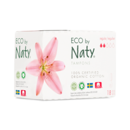 Tamponi igienici Regular (senza applicatore) - 18 pz. - Naty