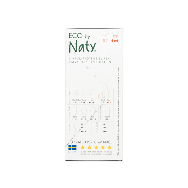 Protège-slips Large - 28 pces - Naty