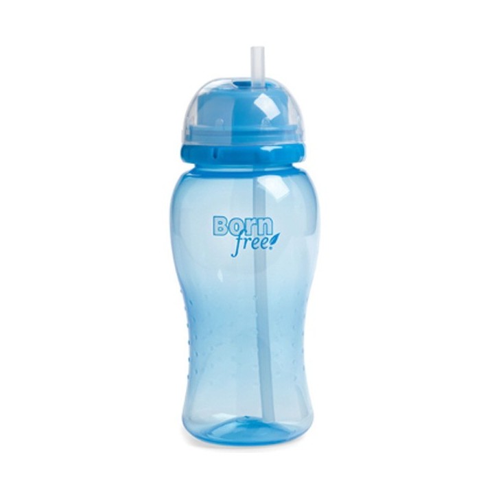 Glas mit Stroh (Babyfeldflasche), - 440ml - Born Free