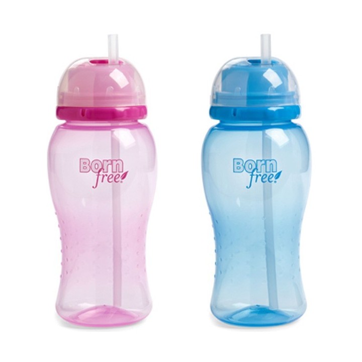 Vetro con paglia (stupido bambino) - 440ml - Born Free