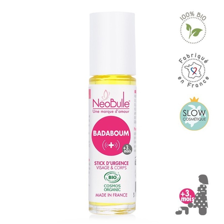 Stick d'urgence BIO Badaboum, pour bleus et bosses - 9ml - NéoBulle