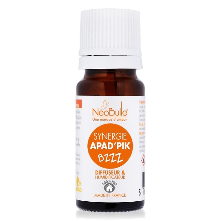 Sinergia anti-insetti BIO, Apad'pik, diffusore e umidificatore - 10ml - Neobulle