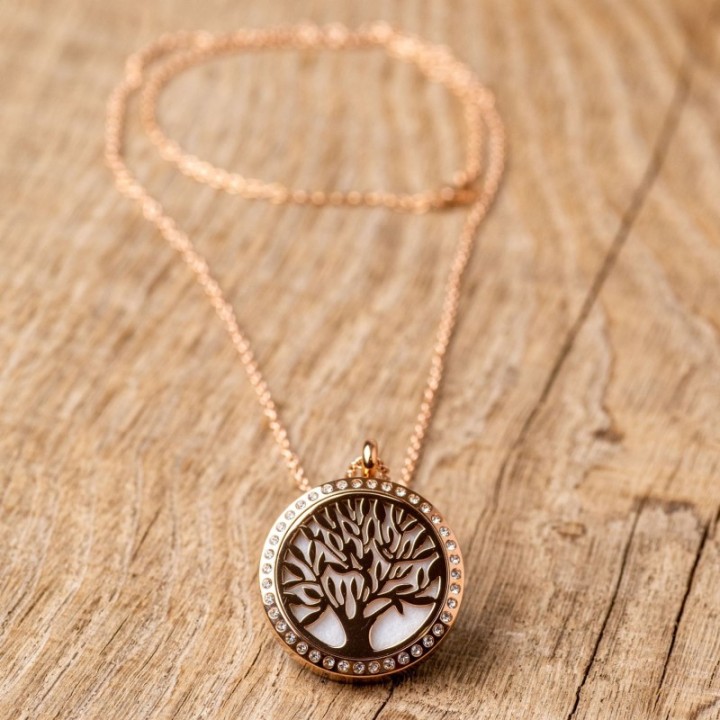 Duftkette Silvaé, Farbe Roségold, mit Kette 70cm - Innozbiz