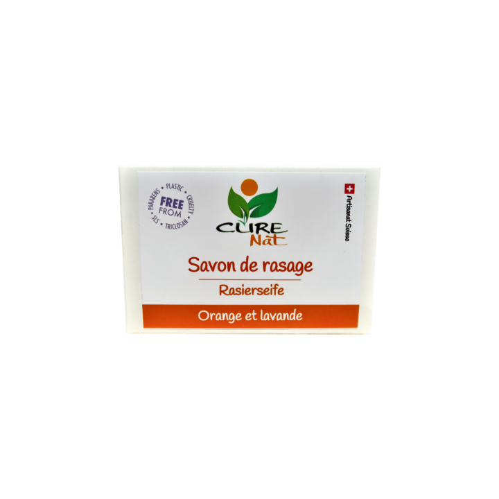 Sapone da barba artigianale e 100% naturale svizzero - 95g - Curenat