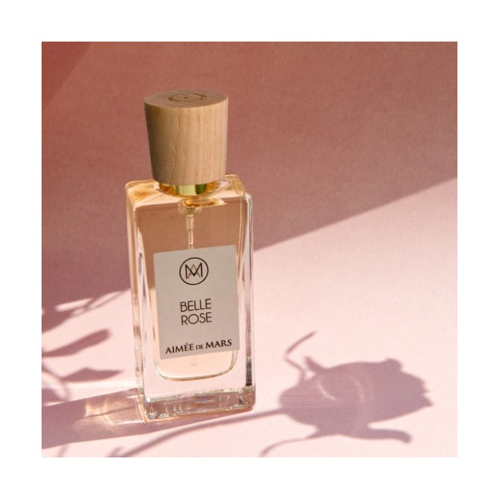 Eau de parfum, Belle Rose à l'eau de source et aux huiles essentielles, Vegan & à 96% naturel - 30ml - Aimée de Mars