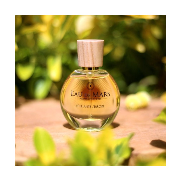 Eau de parfum, "Pétillante Aurore" con acqua di sorgente e oli essenziali, Vegan e 98% naturale - 30ml - Aimée de Mars