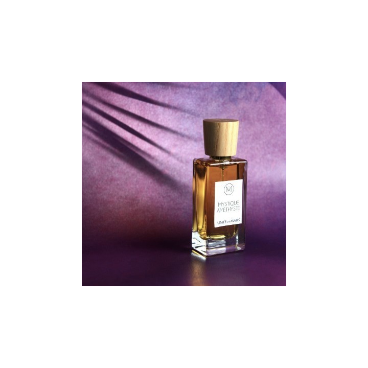 Eau de parfum, Mystique Améthyste à l'eau de source et aux huiles essentielles, Bio, vegan & 100% naturel - 30ml - Aimée de Mars