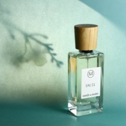 Eau de parfum, Eau 21 à l'eau de source et aux huiles essentielles, Vegan & à 96% naturel - 30ml - Aimée de Mars